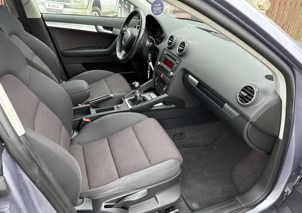 Audi A3 cena 20900 przebieg: 215000, rok produkcji 2008 z Bardo małe 67